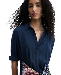 Desigual Women's Midi shirt dress