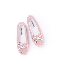Minnetonka Women's Cally Rhinestone Suede Slippers