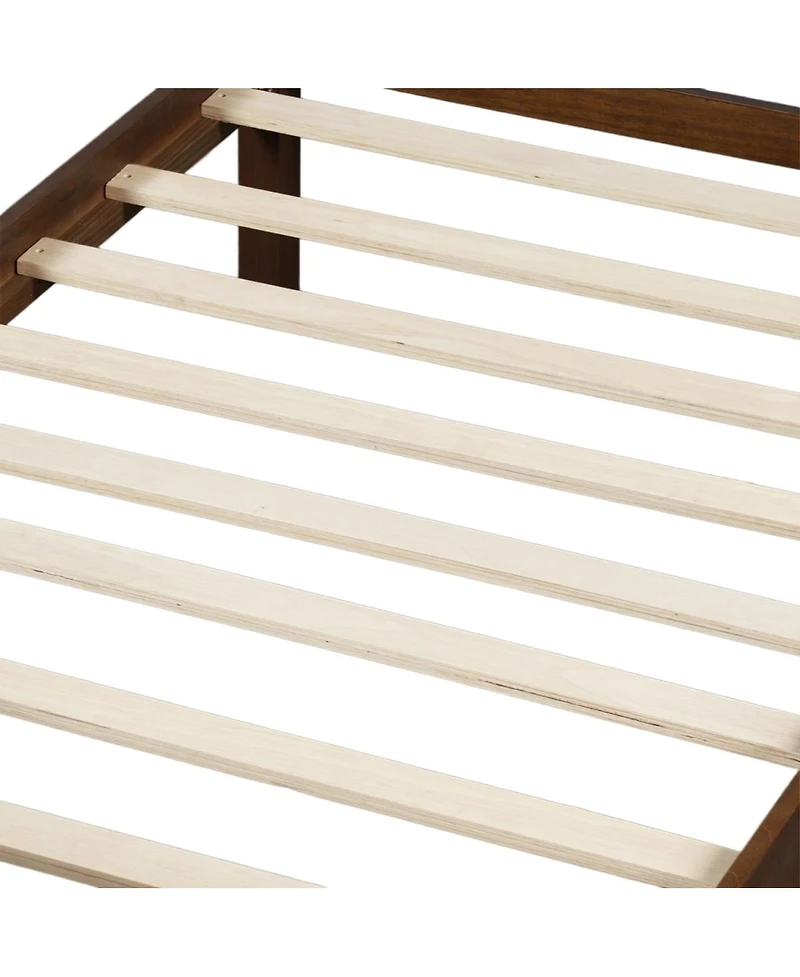 Streamdale Furniture Twin Size Minimalist Platform Bed with Headboard and Footboard