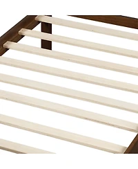 Streamdale Furniture Twin Size Minimalist Platform Bed with Headboard and Footboard