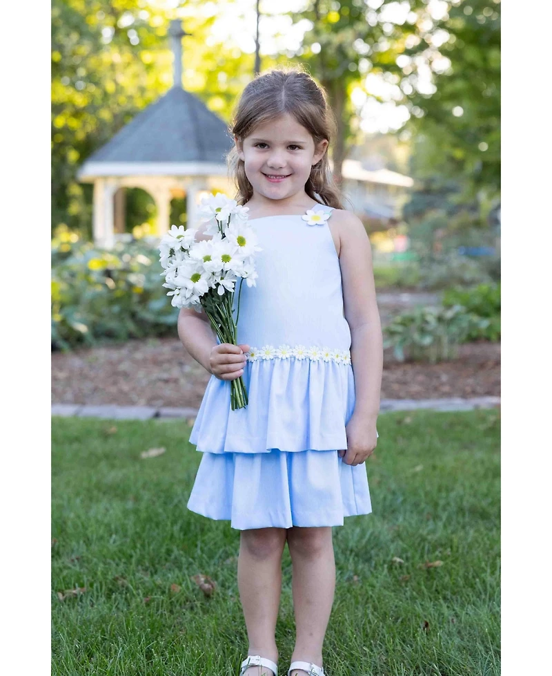Florence Eiseman Big Girls Pique Dress with Daisies
