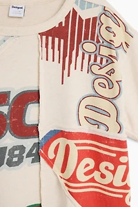 Desigual Girls's Printed logo T-shirt