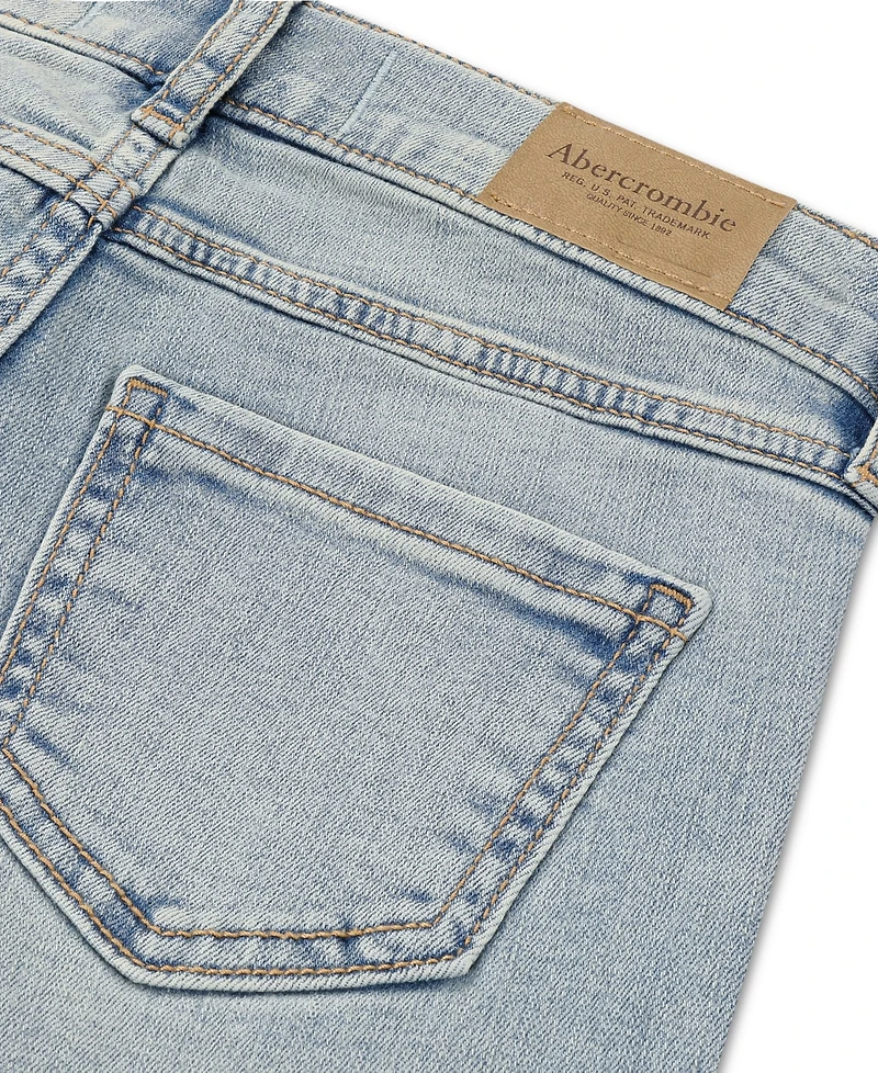 abercrombie kids Girls' 7-16 Floral Trail Flare-Leg Jeans