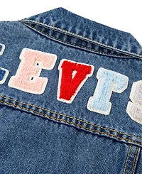 Levi's Girls' 4-6X Patched Denim Trucker Jacket