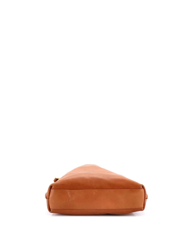 Pre-Owned Saint Laurent Medium Tag Hobo Leather