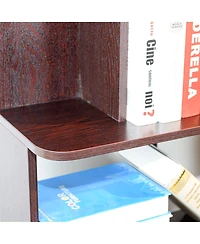 Streamdale Furniture Tier Open Bookshelf Mdf Display Shelving