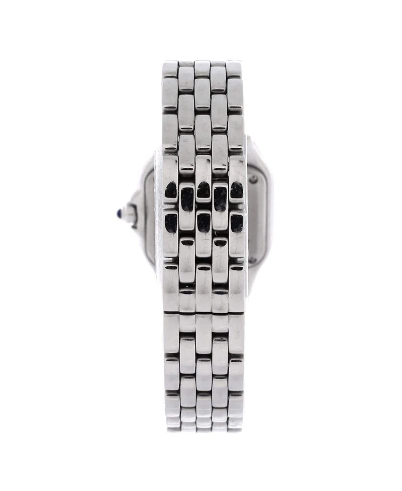 Pre-Owned Cartier Panthere de Cartier Quartz Watch in Stainless Steel with Diamond Bezel 22mm