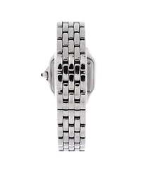 Pre-Owned Cartier Panthere de Cartier Quartz Watch in Stainless Steel with Diamond Bezel 22mm