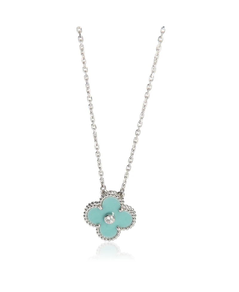 Pre-Owned Van Cleef & Arpels White Gold Diamond 2022 Limited Edition Pendant