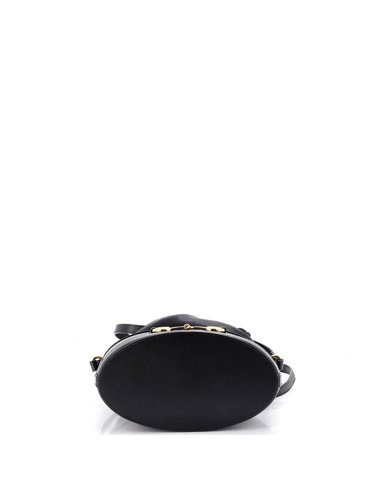 Pre-Owned Gucci Small Horsebit 1955 Bucket Crossbody Bag Leather