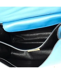 Pre-Owned Prada Small Cahier Crossbody Bag Leather and Saffiano Leather