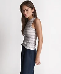Bcbg Women's Crewneck Sleeveless Knit Top