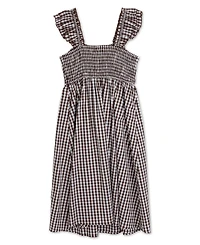 Speechless Girls' 7-16 Gingham Sleeveless Dress