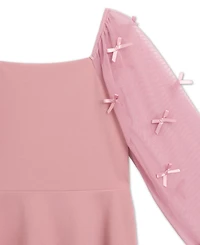 Speechless Girls' 7–16 Long-Sleeve Knee Dress