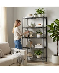 Streamdale Furniture 5-Tier Heavy-Duty Wire Shelving Unit - Metal Storage Rack