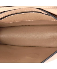 Pre-Owned Chloe Alphabet Chain Clutch Bag Leather