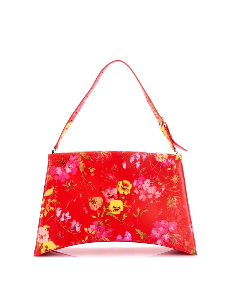 Pre-Owned Balenciaga Large Crush Sling Shoulder Bag Printed Leather