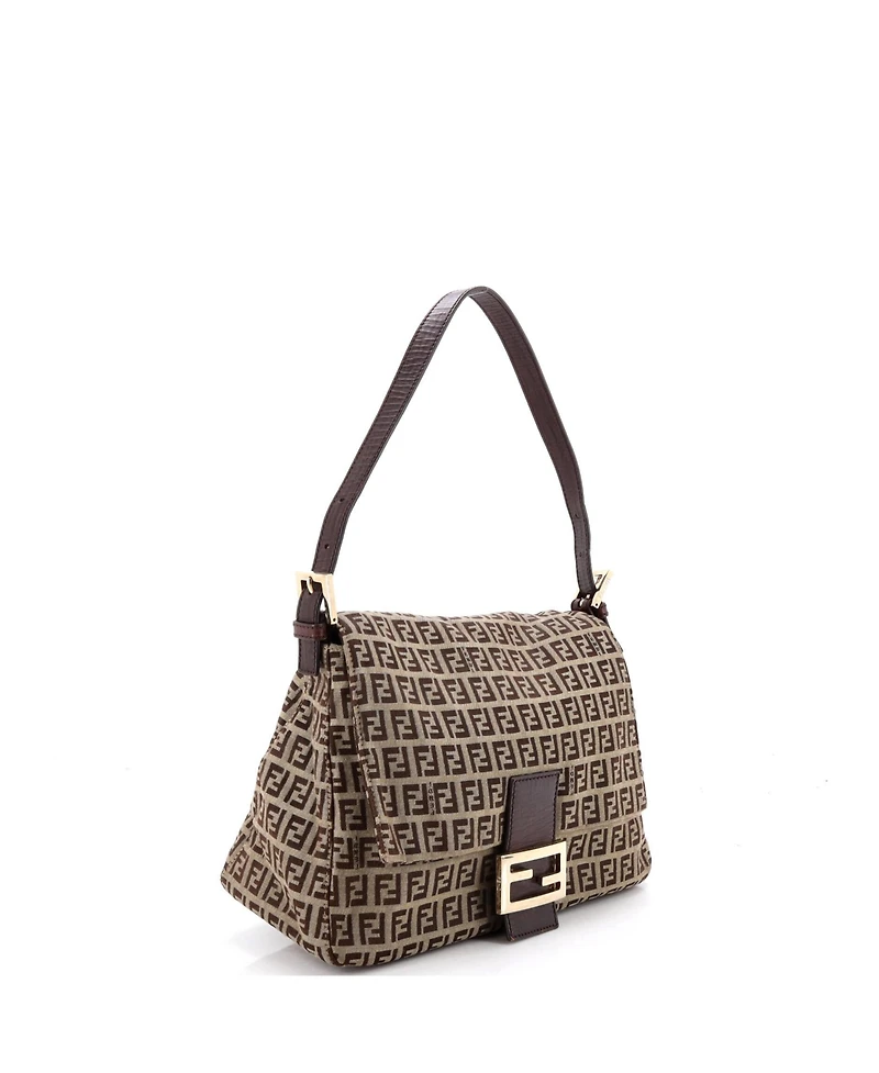 Pre-Owned Fendi Mama Forever Bag Zucchino Canvas