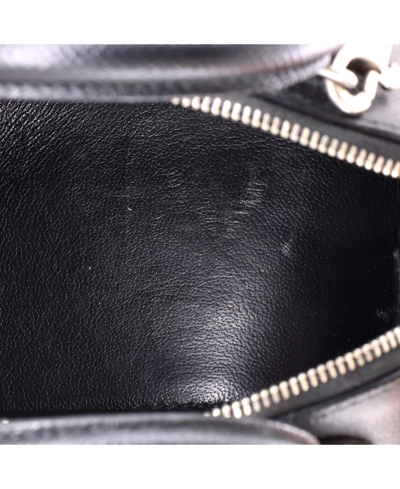 Pre-Owned Balenciaga Xxs Logo Ville Bag Leather