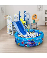 Gnuadz 3 Rings Inflatable Kiddie Pool Swimming Ball Pit