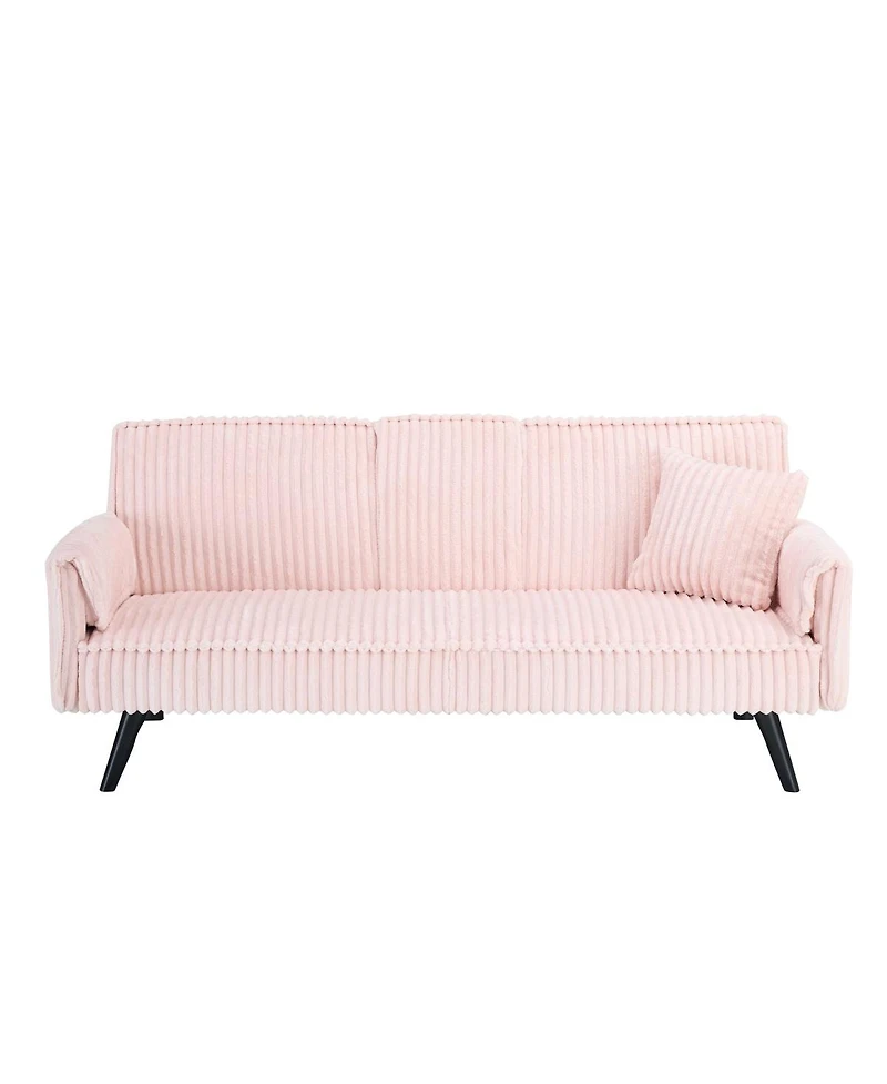 Streamdale Furniture Minimalist Corduroy Sofa for Living Room and Bedroom