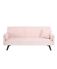 Streamdale Furniture Minimalist Corduroy Sofa for Living Room and Bedroom