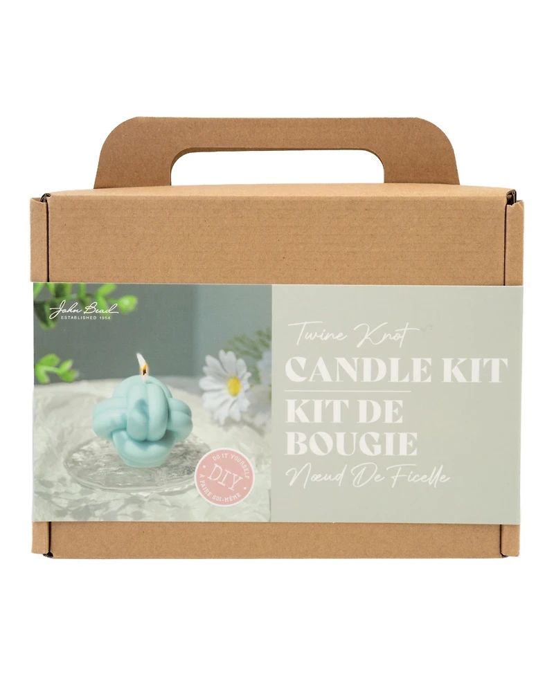 John Bead Decorative Candle Making Kit, Twine Knot Diy Art Kit for Home Decor Accessories