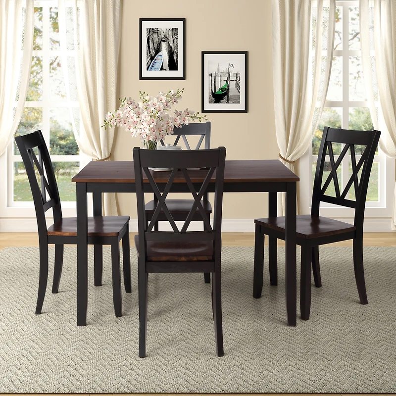 Streamdale Furniture 5-Piece Dining Table Set