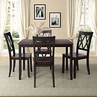 Streamdale Furniture 5-Piece Dining Table Set