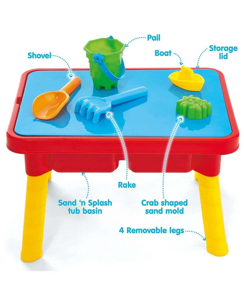 Gnuadz Sensory Table Bin Mega Block Compatible Indoor Outdoor Lid