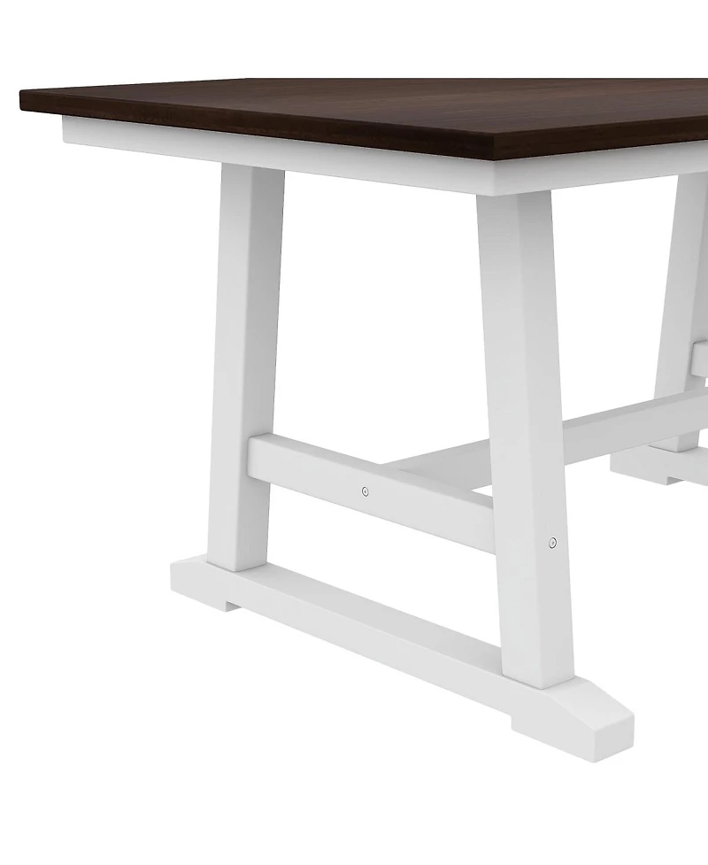 Streamdale Furniture Farmhouse 6-Piece Dining Set with Bench and 4 Chairs