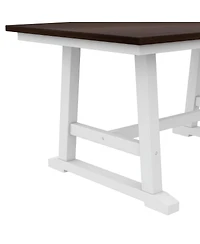 Streamdale Furniture Farmhouse 6-Piece Dining Set with Bench and 4 Chairs