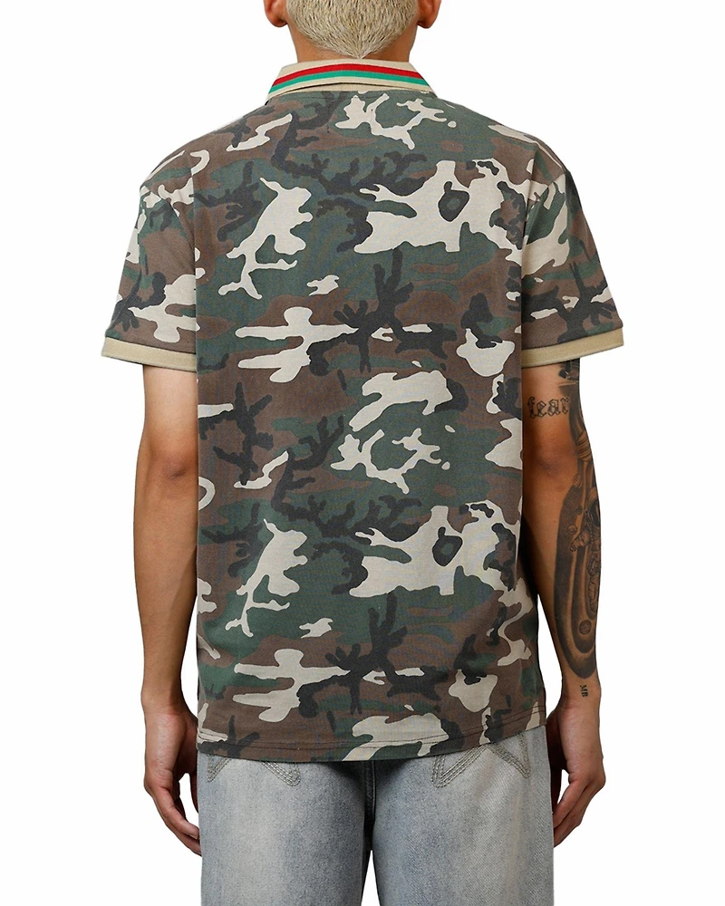 Xxiii Men's Printed Polo Shirt