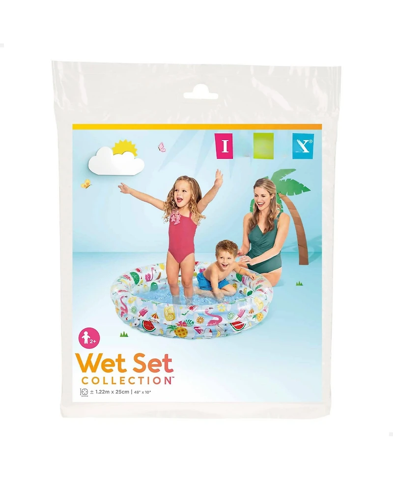 Gnuadz Inflatable Stars Kiddie 2 Ring Pool