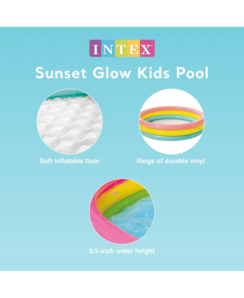 Gnuadz Kiddie Pool Sunset Glow Design 58 x 13
