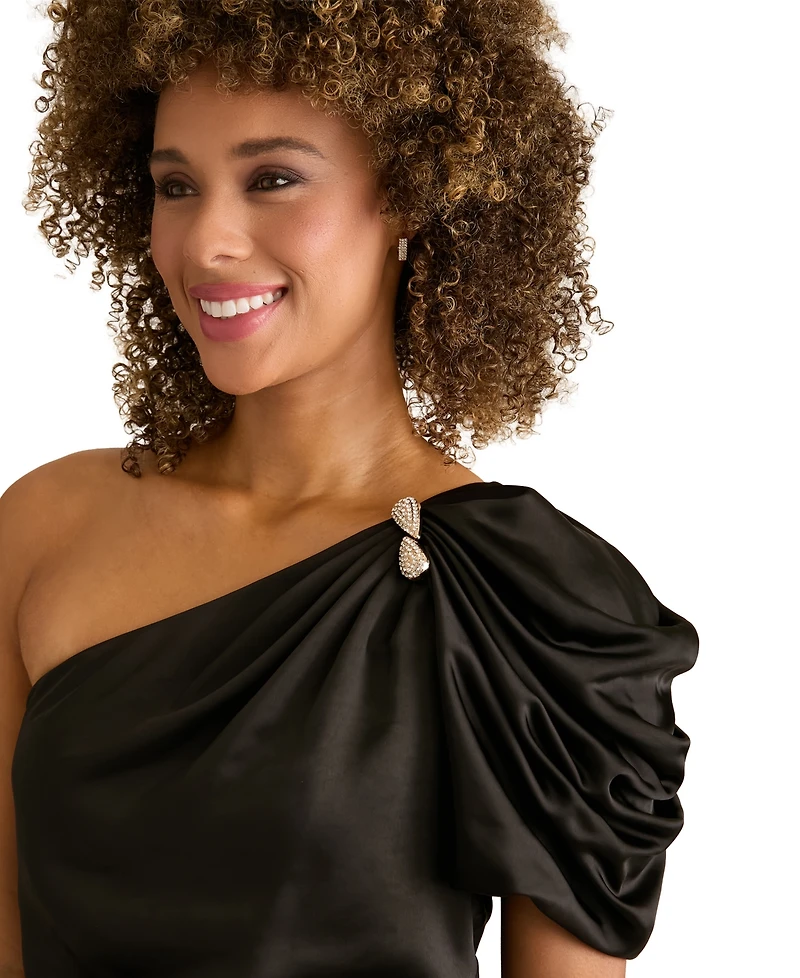 Muse Women's One-Shoulder Sleeveless Top