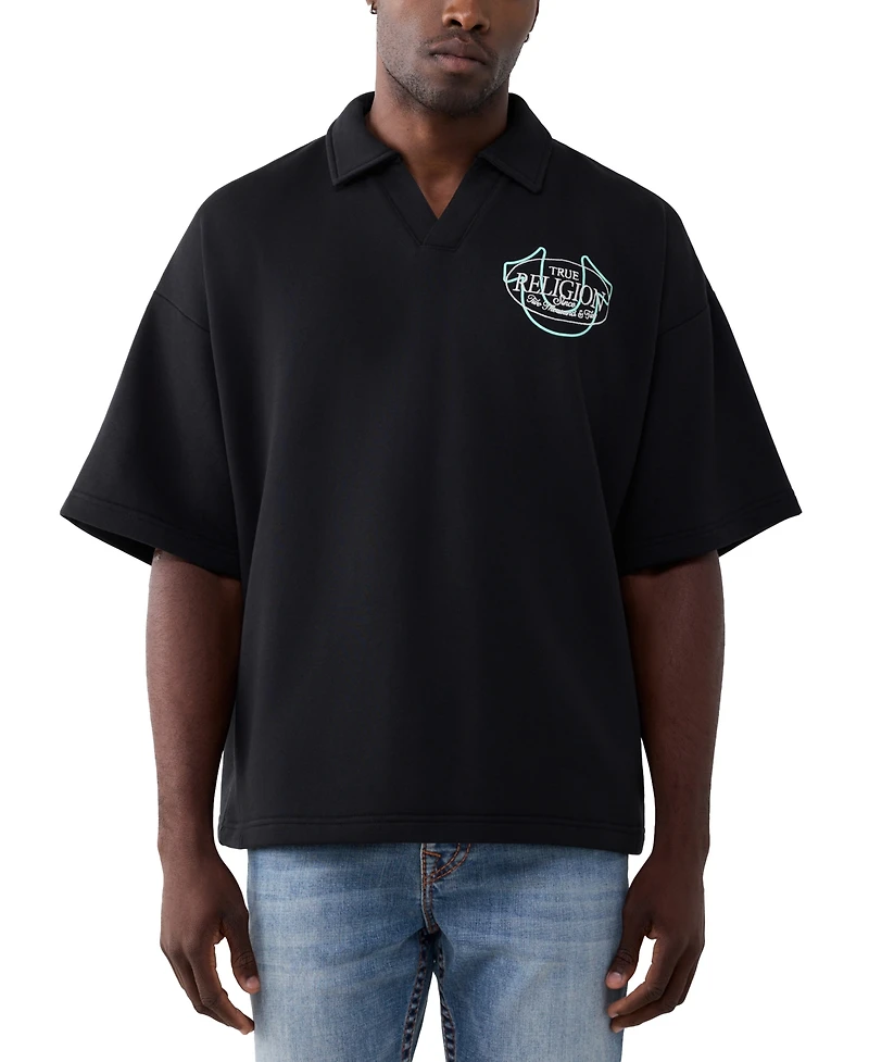 True Religion Men's Tiger Short-Sleeve Polo Shirt