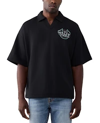 True Religion Men's Tiger Short-Sleeve Polo Shirt