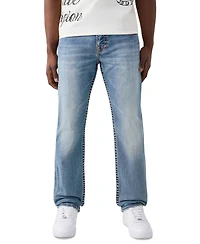 True Religion Men's Straight Tiger Big T Flap Jeans