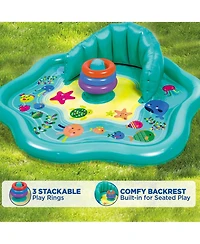 Gnuadz Pool Float Baby Swim Ring Canopy Seat Splash Play