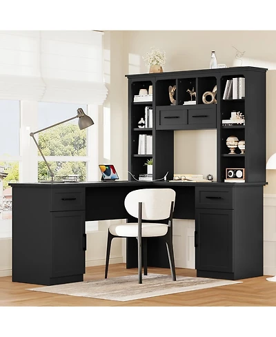 Streamdale Furniture L-Shaped Desk with Storage
