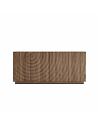 Streamdale Furniture 59 Buffet Cabinet with 4 Doors and Storage