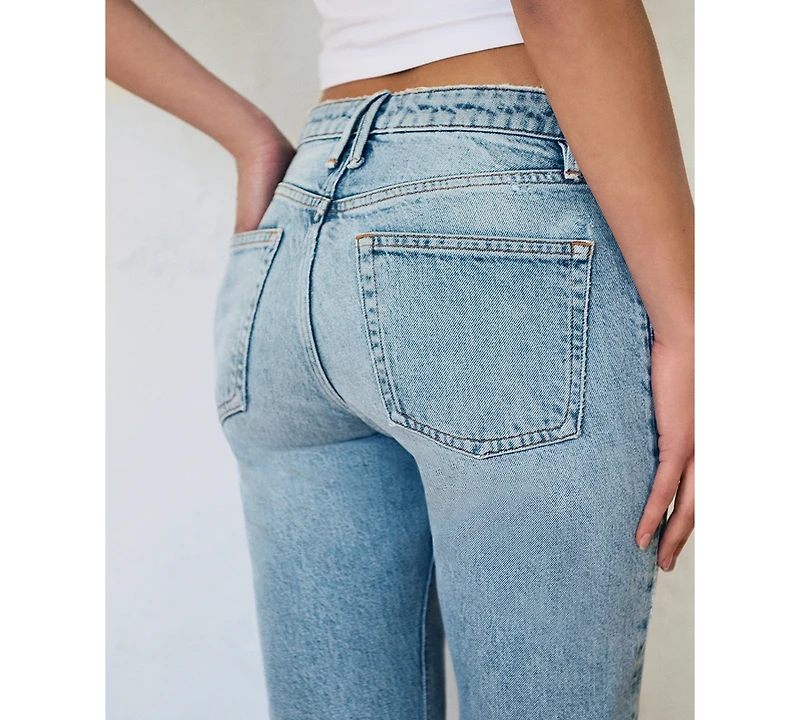 Good American Women's Straight Ankle Jeans