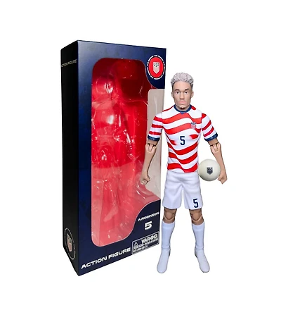 Banbo Toys Sockers 2026 Antonee Robinson Home Jersey Collectible Soccer Action Figure