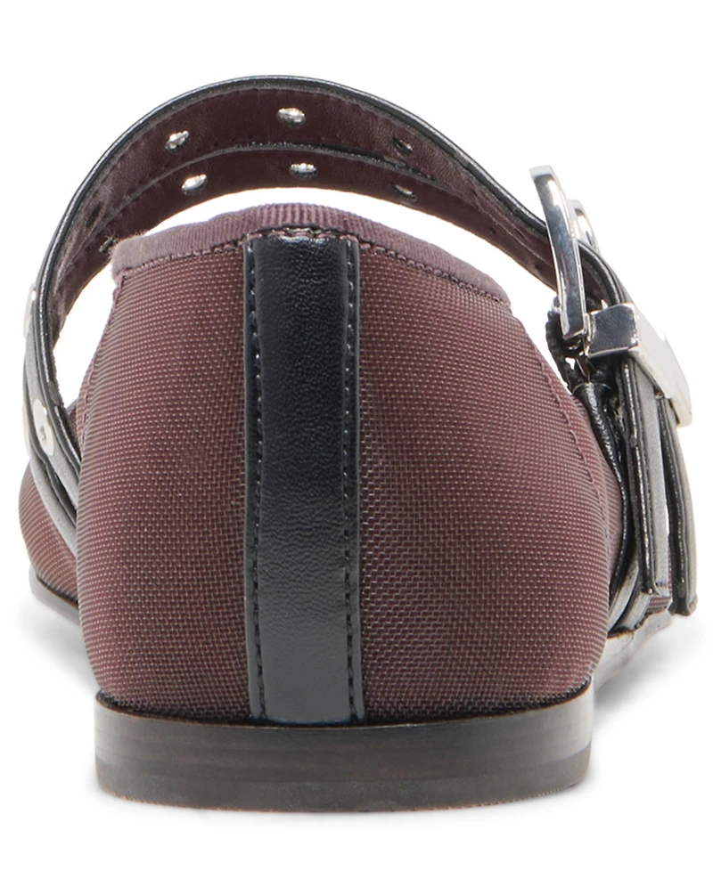 Dolce Vita Women's Baylee Grommet Double Strap Mary Jane Flats