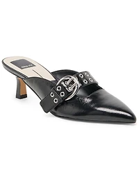 Dolce Vita Women's Cyrah Buckled Kitten Heel Mules