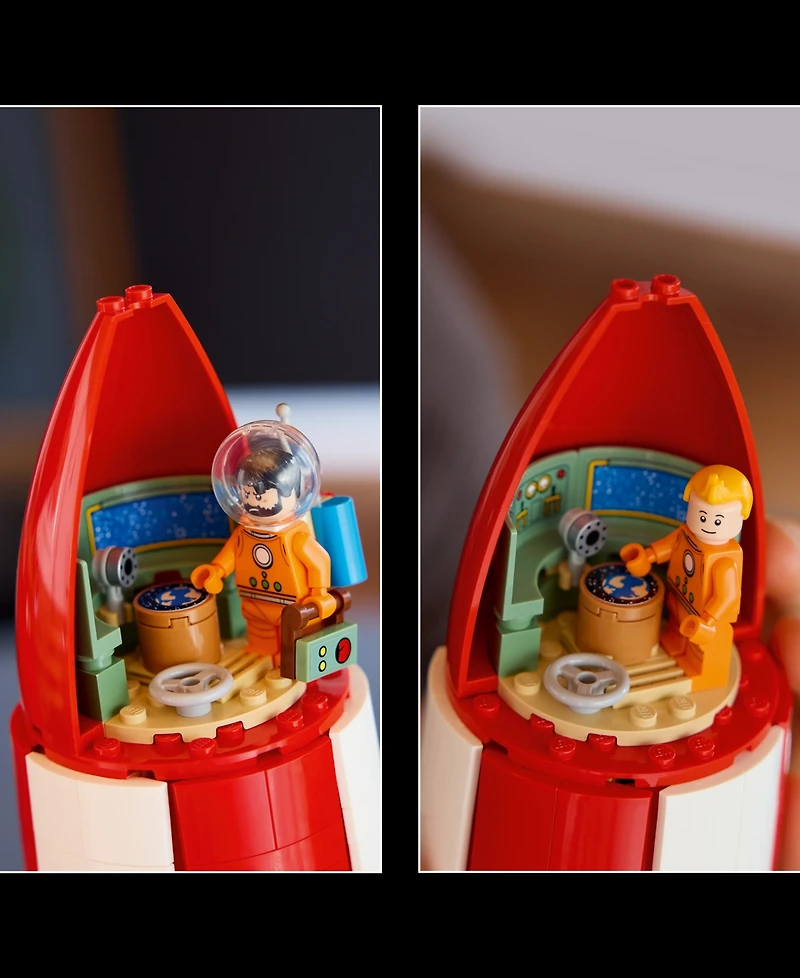 Lego Ideas Tintin Moon Rocket Building Set 21367, 1283 Pieces