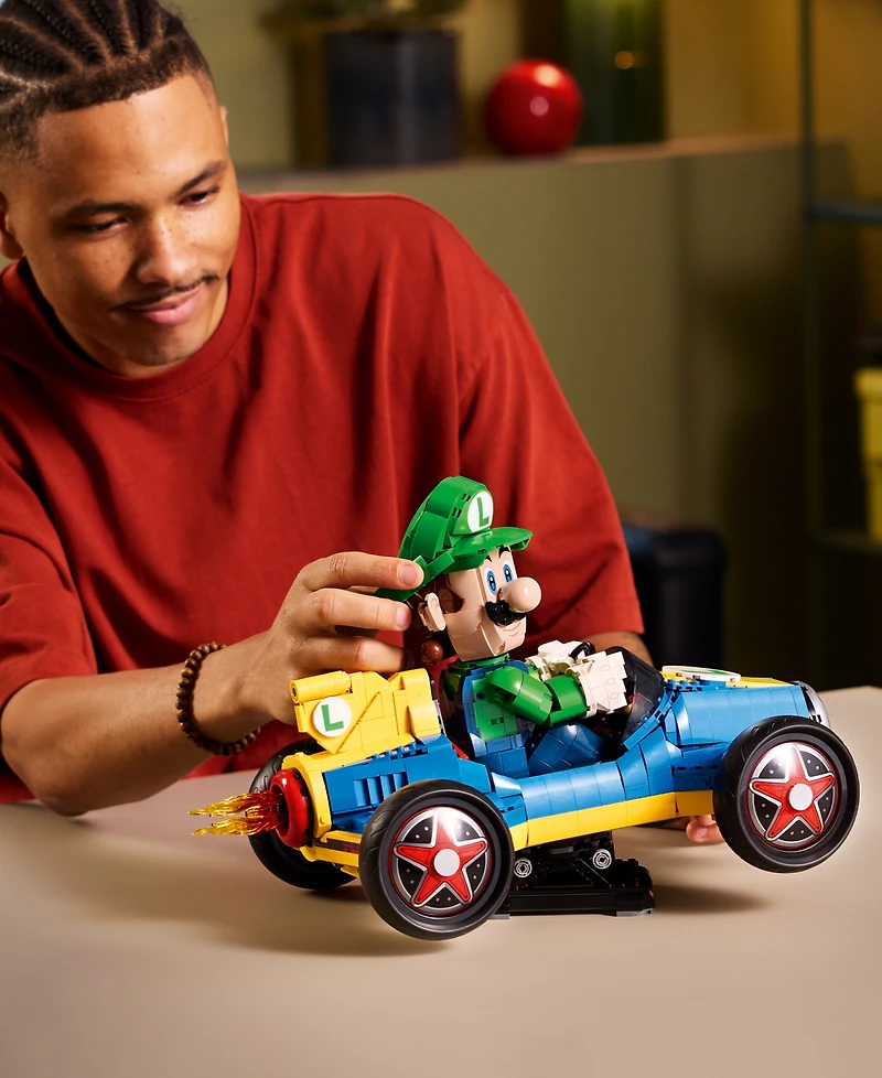 Lego Mario Kart Luigi Mach 8 Building Set 72050, 2234 Pieces