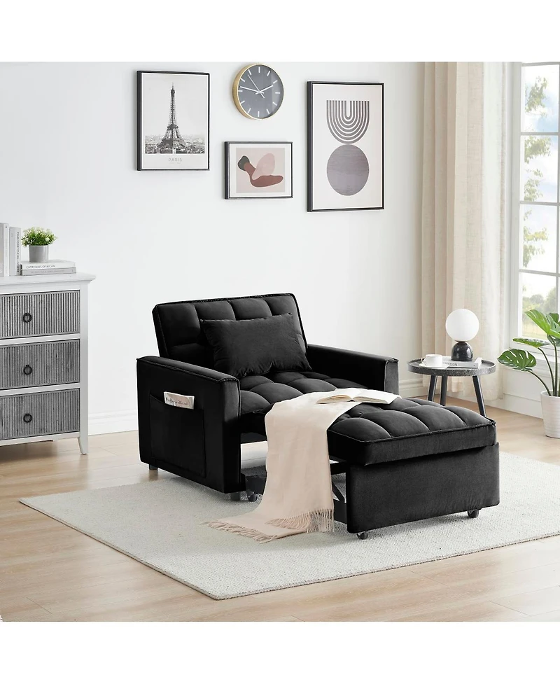 Streamdale Furniture Convertible Sofa Bed Chair Recliner for Small Spaces