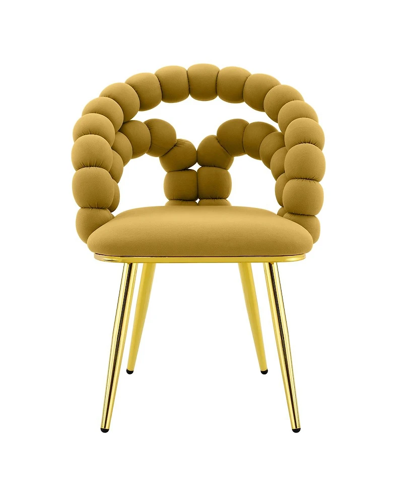 Streamdale Furniture Set of 4 Puffy Bubble Chairs with Legs